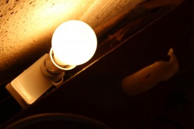 The domestic light fittings in action