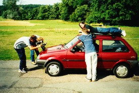 Setting up car-mounted cameras