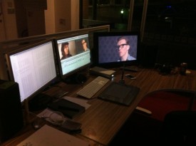 In the cutting room