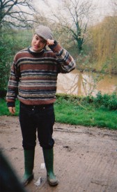 Writer Matt Hodges in his role as Farmer Giles