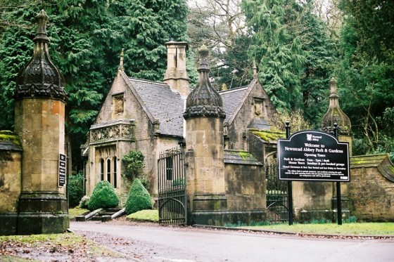 The gatehouse of Newstead Abbey, the film's location. Photo: Colin Smith