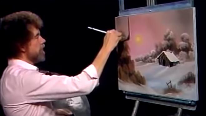 Zoom Through Painting with Bob Ross, Games